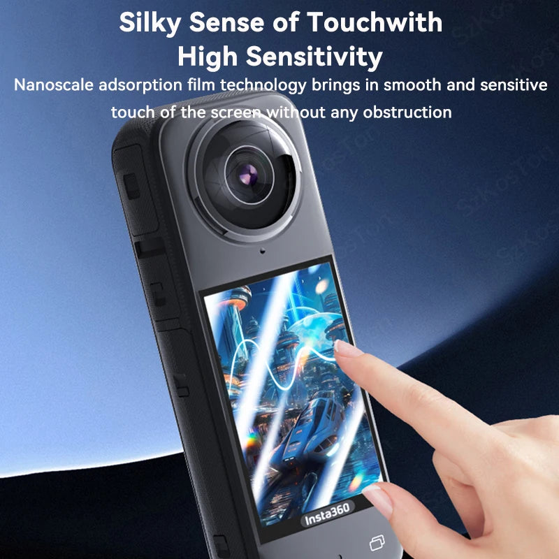 Lens Guards + Storage Bag + Screen Protector Film