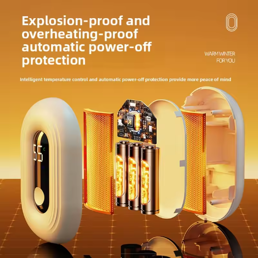 The Hand Warmer Digital Display Usb Charging Gift Box Comes With A Hand-Held Self-Heating Hand Warmer Mini Hand Warmer