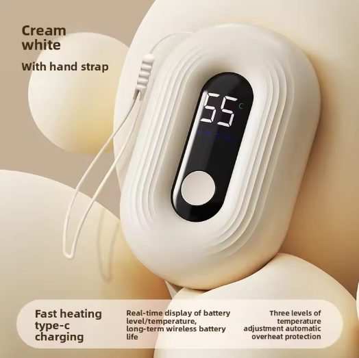 The Hand Warmer Digital Display Usb Charging Gift Box Comes With A Hand-Held Self-Heating Hand Warmer Mini Hand Warmer
