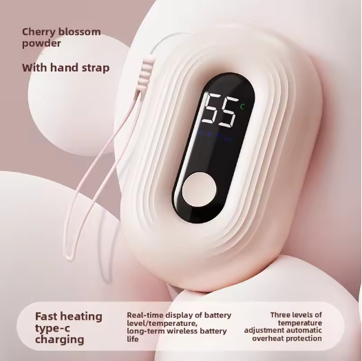 The Hand Warmer Digital Display Usb Charging Gift Box Comes With A Hand-Held Self-Heating Hand Warmer Mini Hand Warmer