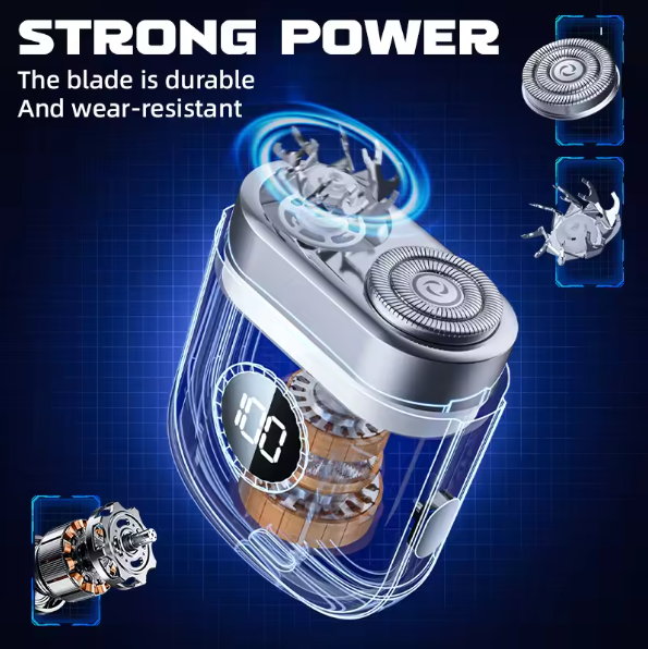 Electric Shaver Waterproof Digital Display