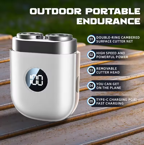Electric Shaver Waterproof Digital Display