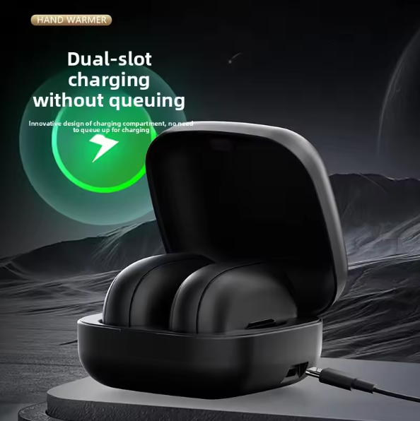 Magnetic Hand Warmer, USB Charging, Detachable Hand Warmer, Digital Temperature Display Portable Heater Two-Part Format