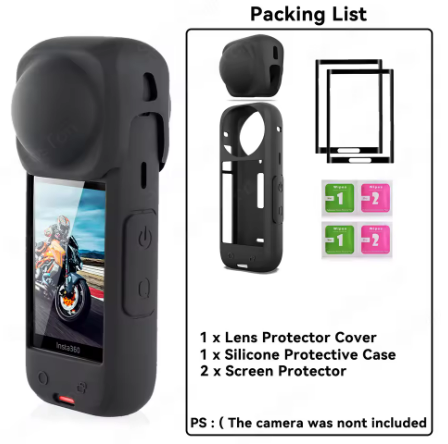 Lens Guards + Storage Bag + Screen Protector Film